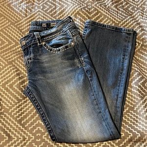 Miss me jeans size 30 easy bootcut style, gently used